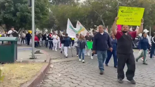Manifestación trabajo tijuana